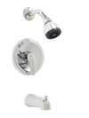 1.75 GPM 1 Handle Pressure Balance Lever Tub and Shower Trim Polished Chrome