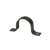 2-1/2 Galvanized Two Hole Pipe Strap