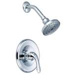 Ccy 2.0 1 Handle 2.0 Lever Shower Trim Polished Chrome