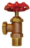 Not For Potable Use 1/2 Brass MIP Economy Boiler Drain