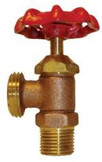 Not For Potable Use 1/2 Brass MIP Economy Boiler Drain