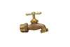 Not For Potable Use 1/2 Brass IPS Hose Bibb