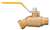 Not For Potable Use 3/4 QT Brass IPS Hose Bibb
