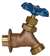 Not For Potable Use 3/4 Brass Sweat Angle Sillcock