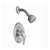 1 Handle Pressure Balance Lever Shower Trim Polished Chrome