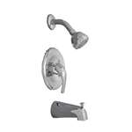 1 Handle Pressure Balance Lever Tub and Shower Trim Brushed Nickel