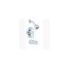 1 Handle Pressure Balance Lever Tub and Shower Trim Polished Chrome