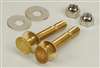 1/4 X 2-1/4 Brass Snap Closet Bolt Stainless Steel NW