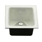 4 12 X 12 Enamel Floor Sink W/STR