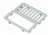 9-1/2 White Porclain Split Half Top Grate