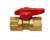 3/8 X 3/8 FIP X FIP One Piece Lever Handle GAS Ball Valve