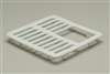 9-1/2 White Porclain 3/4 Top Grate