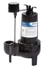 1/2 HP Cast Iron Sewage Pump With Vertical Switch