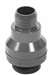 1-1/2 MIP X 1-1/4 Barb PVC Check Valve
