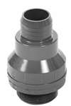 1-1/2 MIP X 1-1/4 Barb PVC Check Valve