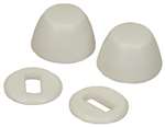 Plastic Bolt Cap White