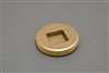 1-1/2 Countersunk Square Cut IPS Brass Plug