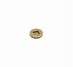 8 Countersunk Square Cut IPS Brass Plug