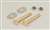 5/16 X 2-1/4 Plate Brass Closet Bolt NW