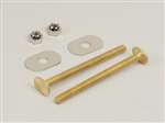1/4 X 3-1/2 Brass Closet Bolt Oval NW
