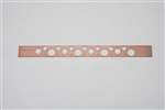 20 Copper Plate Bracket 1/2 3/4 1 H Flat