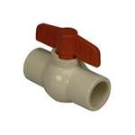 2 CPVC CTS Slip X Slip Ball Valve EPDM