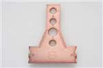 Copper Plate Nail & Closet Bracket 1/2 3/4