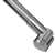 5 FT Curved Shower Rod With Flange Brushed Nickel