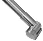 5 FT Curved Shower Rod With Flange Chrome