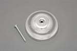 4-1/4 Plastic Dome Cleanout Cover Chrome