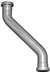 1-1/4 22GA Double Offset Slip-Joint Extension Tube