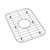 10.63 X 15.19 Basin Grid For PF Stainless Steel