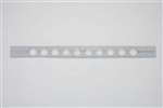 20 Galvanized Plate Bracket 1-3/8 H Flat