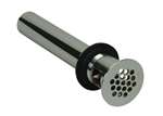 1-1/4 X 6 17 Gauge Grid Drain Chrome