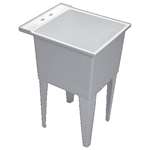 Economy Single Laundry Sink With Legs