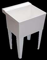 Single Wall Mount Laundry Sink
