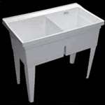 Double Laundry Sink With Legs