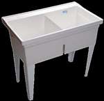 Double Wall Mount Laundry Sink