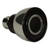 2.5 GPM Mixet Style Showerhead Chrome Plated With Black