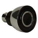 2.5 GPM Mixet Style Showerhead Chrome Plated With Black