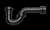 1-1/4 X 1-1/2 Plastic P Trap Slip-Joint W/Mc Black