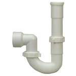 1-1/2 Plastic P Trap Slip-Joint With Extension Tube WH