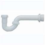 1-1/2 Plastic P Trap Slip-Joint W/SW Adapter WH