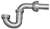 1-1/4 X 1-1/2 Plastic P Trap Chrome Plated