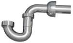 1-1/4 X 1-1/2 Plastic P Trap Chrome Plated