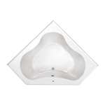 60 X 60 Acrylic Corner Bath Biscuit