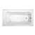 66 X 36 Right Hand Acrylic Bath With Skirt White