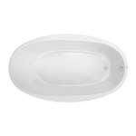 70 X 40 Acrylic Oval Bath White