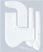 White SOFT Ptrp 2 Supply Offset Cover