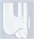 White SOFT Ptrp & 2 Supply Cvrs
